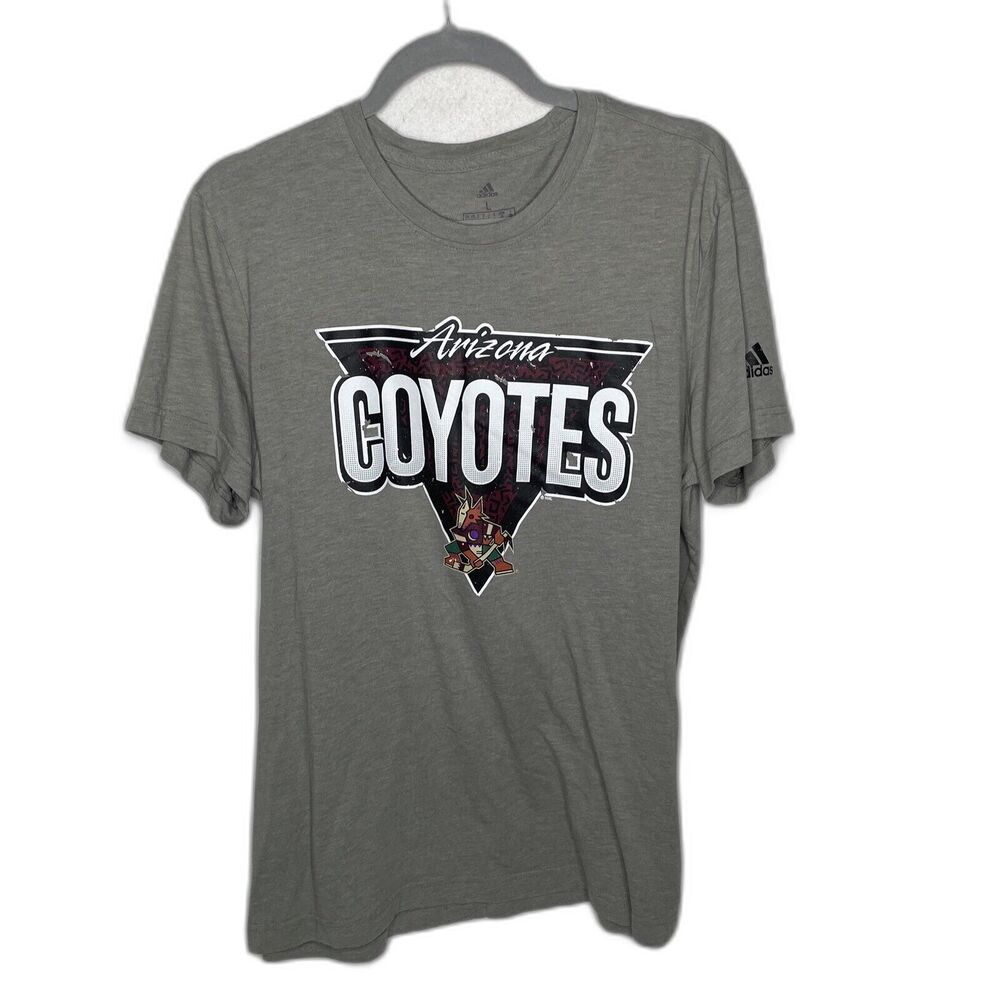 Adidas Hockey Gray T-Shirt Arizona Coyotes NHL Large